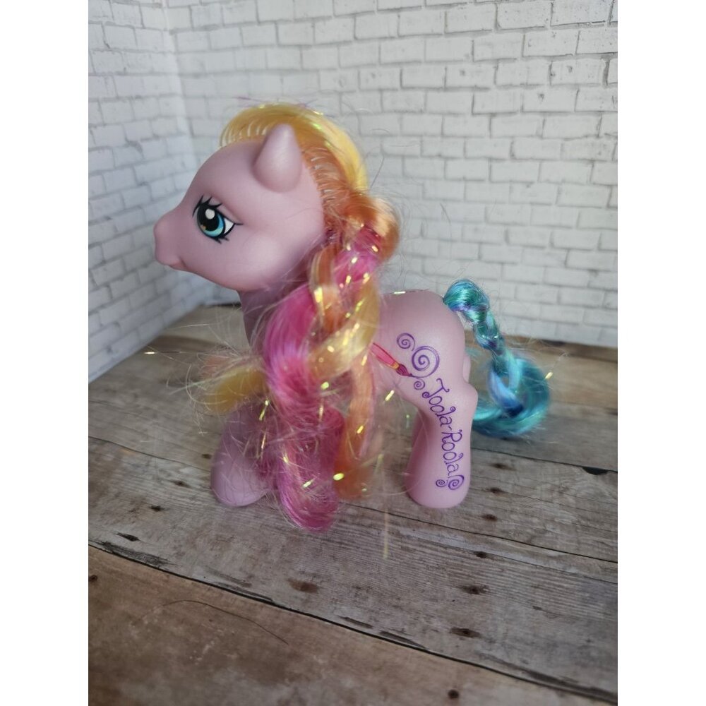 My Little Pony Toola Roola Artsy Pink Horse G3 Pony Figurine